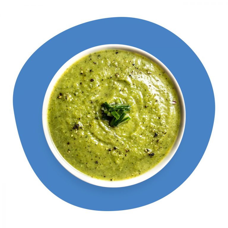 Zucchini broccoli soup - Tostibanaan