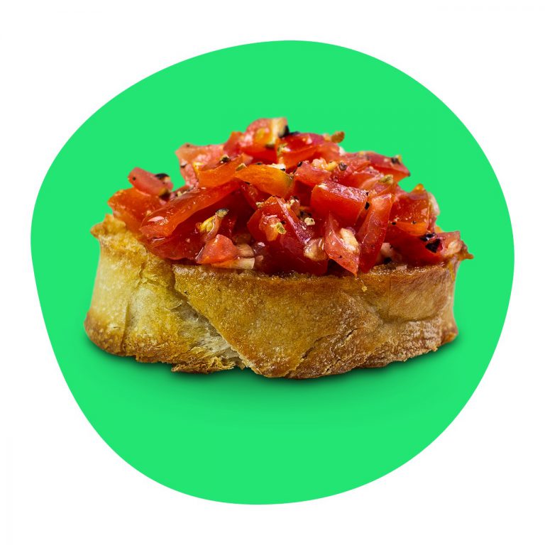 Tomato bruschetta - Tostibanaan