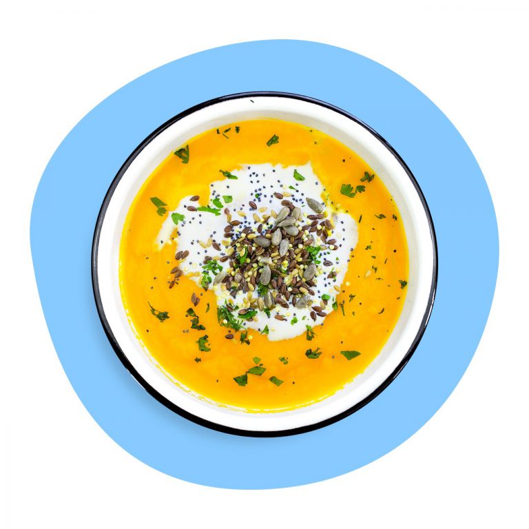 Creamy carrot soup - Tostibanaan